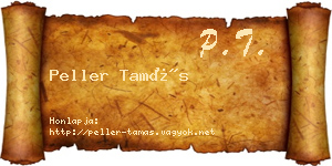Peller Tamás névjegykártya